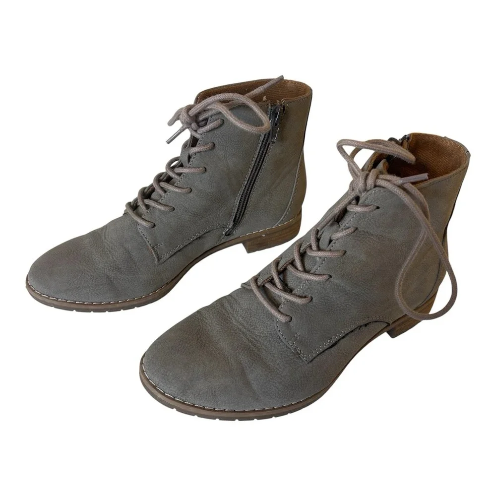 Eurosoft Winterbury Side Zip Womens Bootie‎ Size 6M Neutral Outdoor Nature